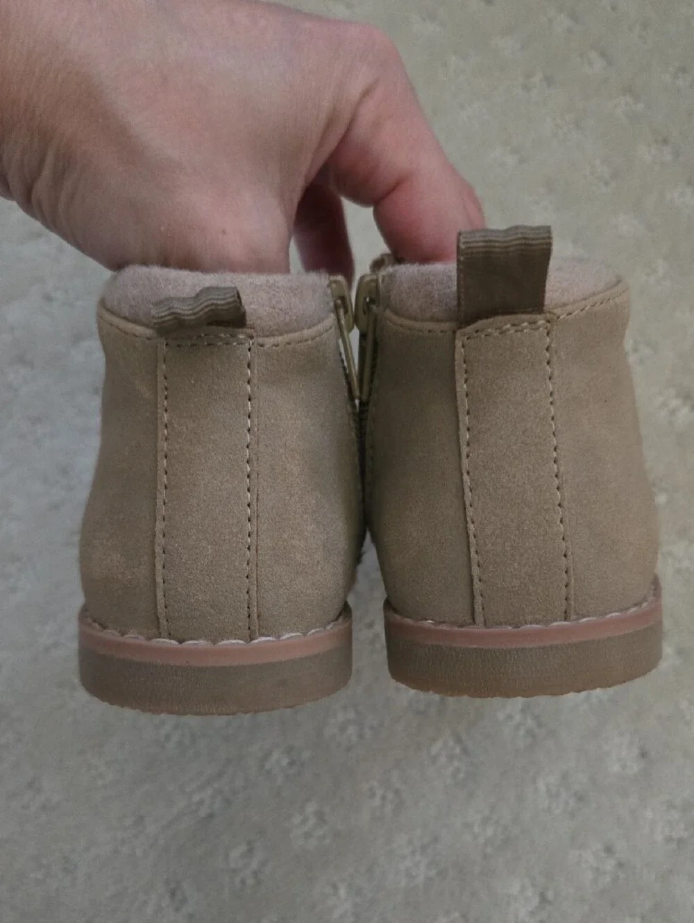 Nordstrom Kids Gabriel Chukka Suede Boots In Tan Root Sz 9